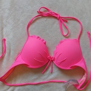 Victoria's Secret Hot Pink Bikini Top